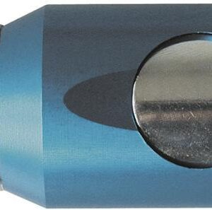 Sicherheitskupplung mit Druckknopf drehbar, blau,NW 7,4mm Tülle