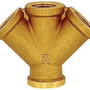 Verteiler 2-fach, MessingIG G1/2" RIEGLER