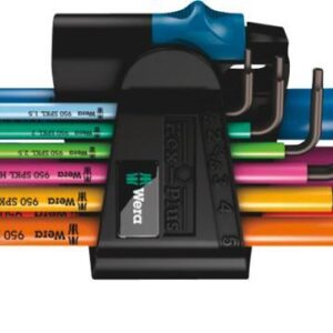 Winkelschraubendreher- Satz Multicolor mit Haltefunktion 9-teili