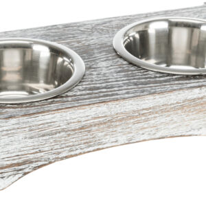 Napf-Set, Holz/Edelstahl