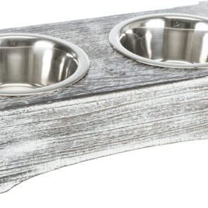 Napf-Set, Holz/Edelstahl