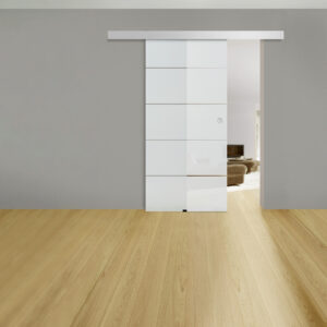 Glasschiebetür Blockstreifen