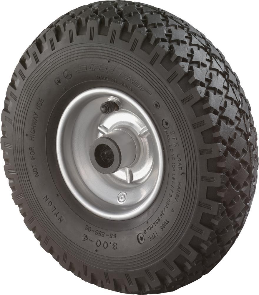 Luftrad C90.264,260/85mm Nabenl.75,Bohr.25,RillenpRL,Gummi schw.