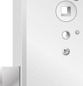 PT-Einsteckschloss 28 PZW8/92,D45,DL/DR hell verz