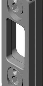 HT-Zusatzschließblech, rd,2319-503V,SFW,f.Holz.,