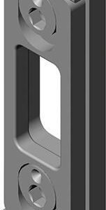 HT-Zusatzschließblech, rd,2319-504V,SFW,f.Holz.,