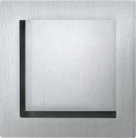 ST-Einlassmuschel,offen, 0 42 4253,eckig,F69 matt