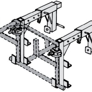 Brüstungshalter für Trägergestell