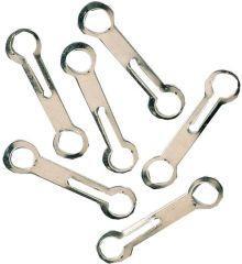 Kugelkettenschliesse 4,5mm mess.-verchr.