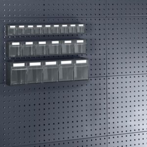 perfo Klarsichtmagazin 6 a.grau 600x96x112mm