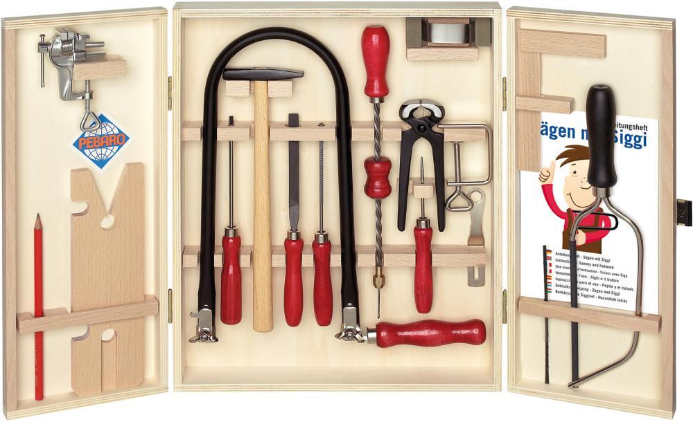 Laubsägeschrank "Öko" Type 401S 19tlg. Bausch
