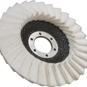 Filz Polier-Fächerscheibeschräg 125 mm