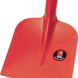 Holsteiner Schaufel Gr.2 rot, 1/2 gehob., o. Stiel