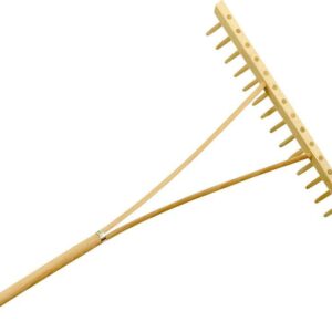 Holzrechen 15 Zinken einreihig