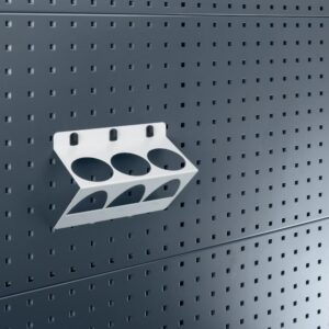 Rundhalter schräg b. 68mm3 Aufnahmen-RAL7035