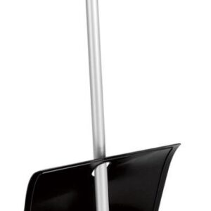 Kehrschaufel, grau aus Kunststoff