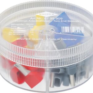 Aderendhülsen-Sortiment Twin 4-16qmm KNIPEX