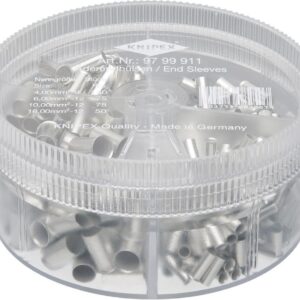 Aderendhülsen-Sortiment unisoliert 4-16qmm KNIPEX