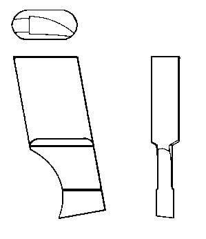 Messer für KreisschneiderHM 00A8 GFS