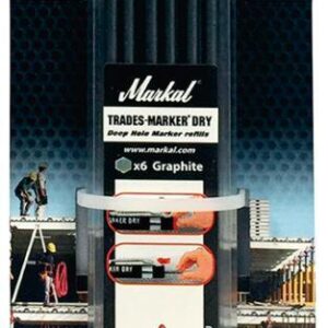 Markal Trades-Marker dry Nachfüller Minen Set Grafit