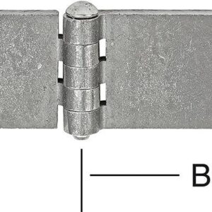 Wagentürscharnier 50X80X5 MM 00012 011