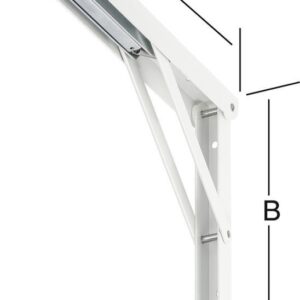 KLAPPTRAEGER MULTILINE 400 MM WEISS NR. 152400W