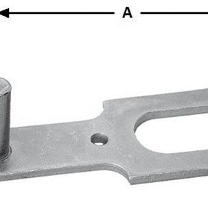 Einmauer-Haken 1/2Stein D13mm hell verz.
