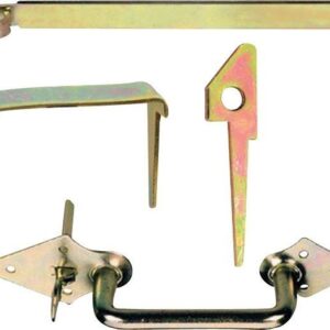 Stalltürklinkengrt. Nr. 180 m.Haken hell verz.