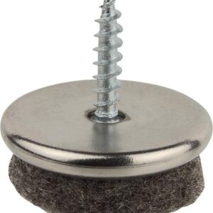 Filzgleiter mit Schraube grau 24mm