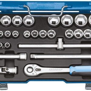 Steckschlüssel-Satz 1/2" 19VMU-10 28-teilig GEDORE