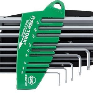 Winkelschraubendreher- Satz T5-T45x mm 13-teiligWiha