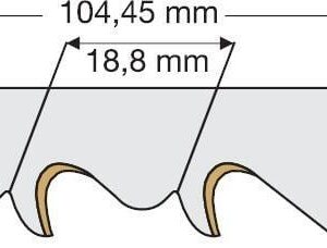 Abbrech-Hakenklinge TIN 18mm a 10 Stück Lutz