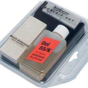 Schleifset Hart-Arkansas 3tlg. Plastikbox Müller