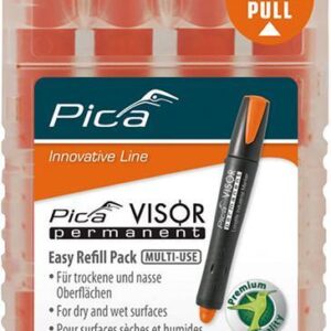 Minen-Set für Permanentmarker VISOR Industrial orange Pica