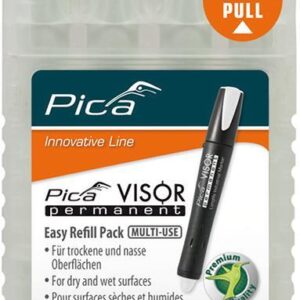 Minen-Set für Permanentmarker VISOR Industrial weiß Pica