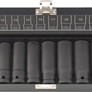 Kraft- Steckschlüssel-Satz lang 1/2" 15-teilig FORTIS