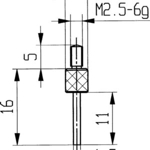 Messeinsatz Stahl Typ 14/ 1,5mm KÄFER