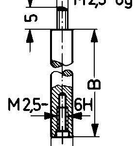 Verlängerungsstück für Messeinsatz 100mm KÄFER