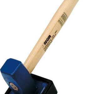 Plattenlegehammer 1,5 kg eckig mit Stiel