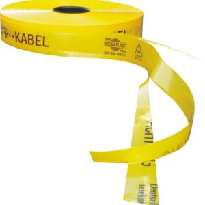 Trassen-Warnband 250 m T-Kabel Sollbruchstellen