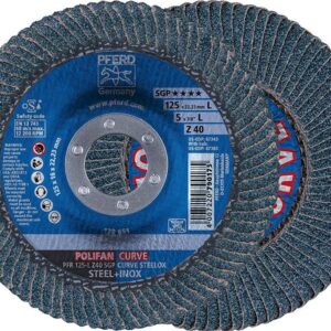 Fächerschleifscheibe Z 40SGP CURVE L 115mm K40Pferd