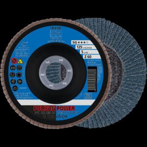 POLIFAN-Fächerschleifscheibe Zirkonkorund Z SGP POWER, Ø125mm