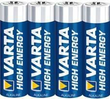Varta Alkali High Energy AA 4x Fol
