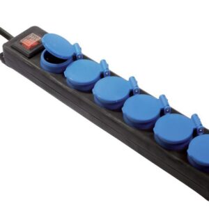 6-fach VerteilersteckdoseIP44, 1,5m H07RN-F3G1,5