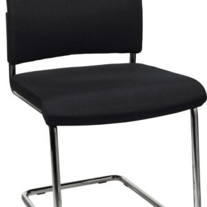 Bes.-Stuhl Visit20 m.Polster,schwarz