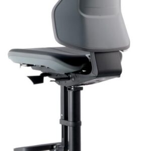 Basisstuhl NEON grau m. Gleiter u. A.-Hilfe