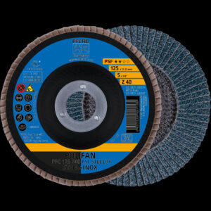 POLIFAN-Fächerschleifscheibe Zirkonkorund Z PSF STEELOX, gerade