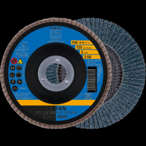 POLIFAN-Fächerschleifscheibe Zirkonkorund Z PSF STEELOX, gerade