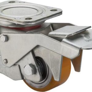 Heberolle 80mm,PU Rad, Kugellager W120.C10.080