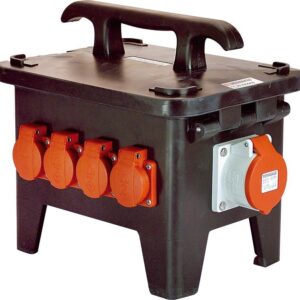 Baustellen-StromverteilerM1 400V aus Vollgummi
